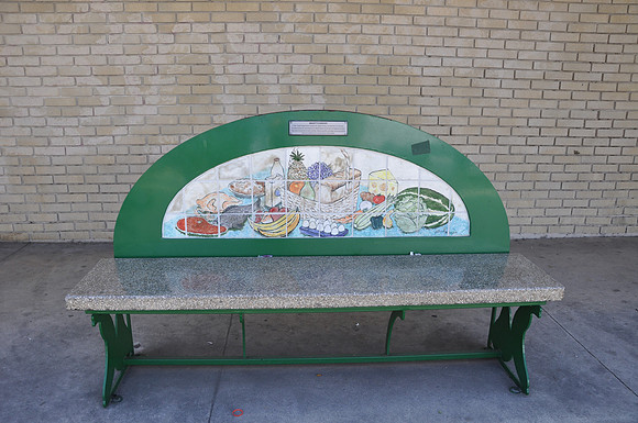 Public Art Bench - Magott's Grocery