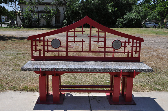 Public Art Bench - Eastside Asian Influence