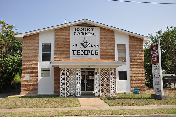 Masonic Lodge - M.W. Mt. Carmel Lodge AF & AM - Austin