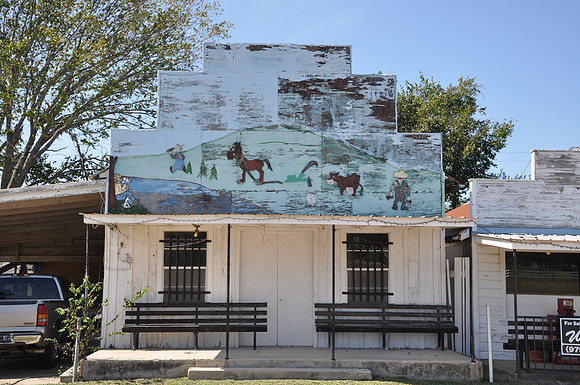Wood Cutouts on Building