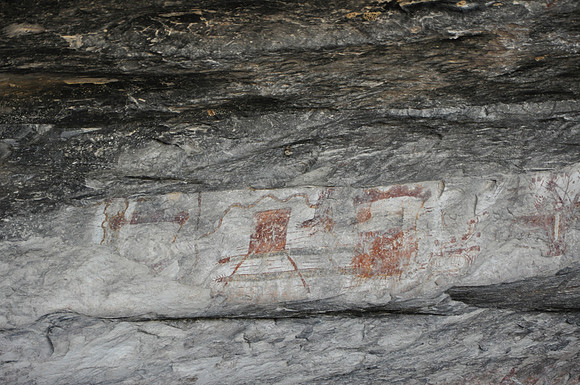 Indian Pictographs - Seminole Canyon 0026