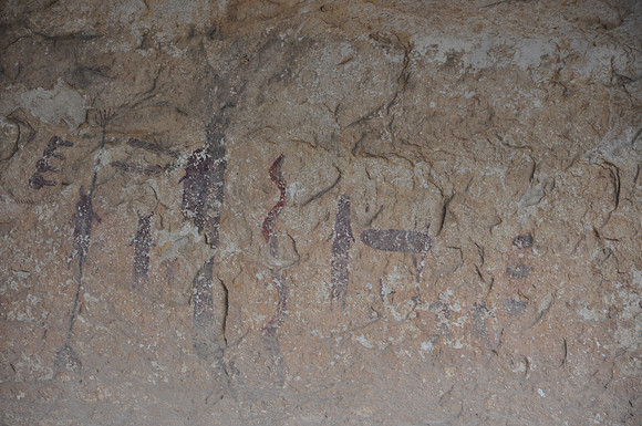 Indian Pictographs - Seminole Canyon 0013