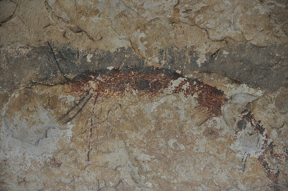 Indian Pictographs - Seminole Canyon 0015
