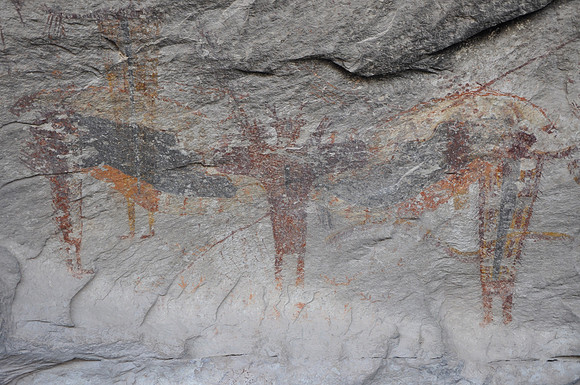 Indian Pictographs - Seminole Canyon 0031