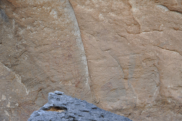 Indian Pictographs - Seminole Canyon 0020