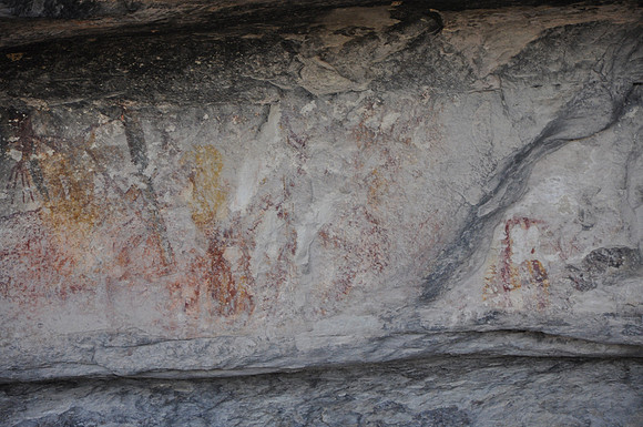 Indian Pictographs - Seminole Canyon 0025