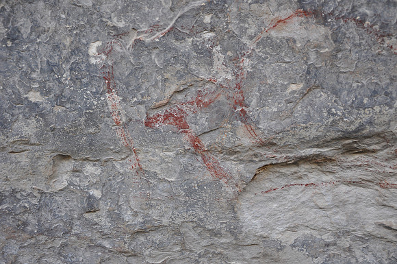 Indian Pictographs - Seminole Canyon 0023