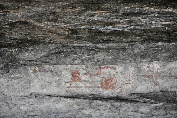 Indian Pictographs - Seminole Canyon 0024