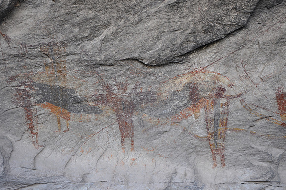 Indian Pictographs - Seminole Canyon 0028