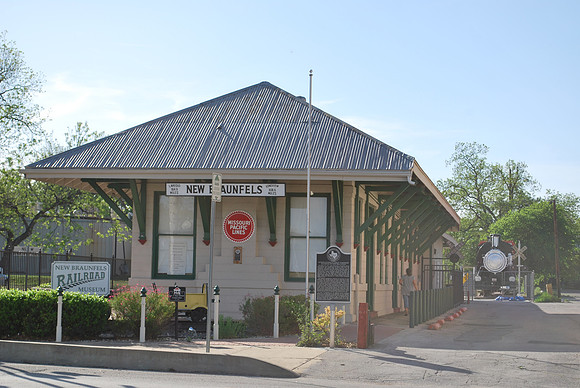 International & Great Northern Railroad in New Braunfels