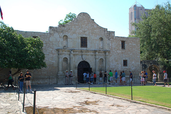 Alamo Low Barracks and Main Gateway