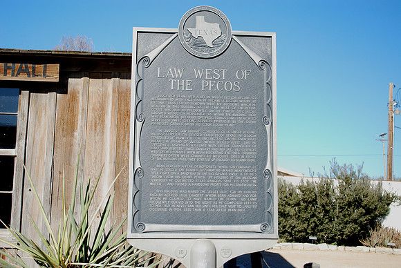 Law West of Pecos