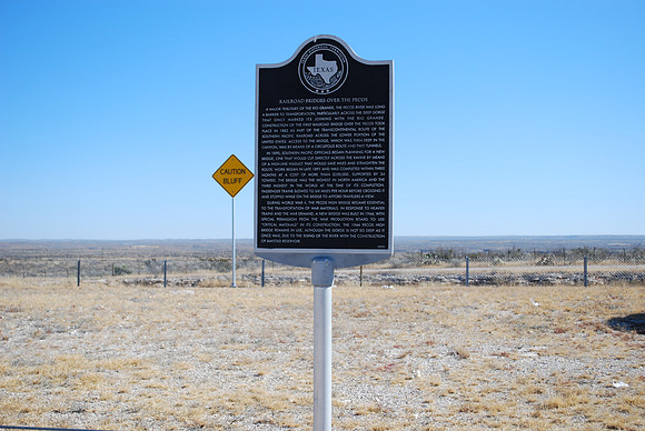 Railroad Bridges Over the Pecos