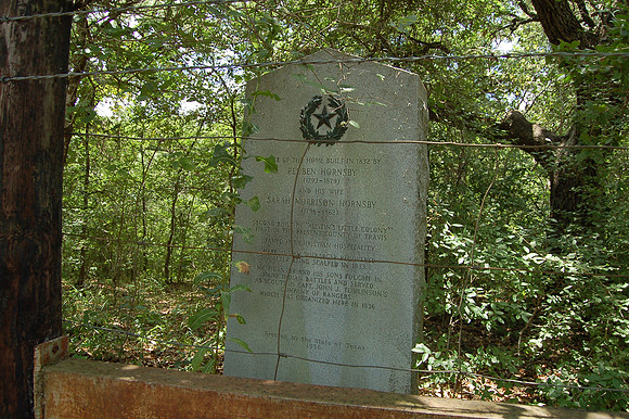 Site of Reuben Hornsby Home