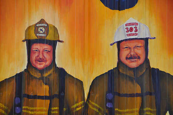 Fire Department Mural 0001e
