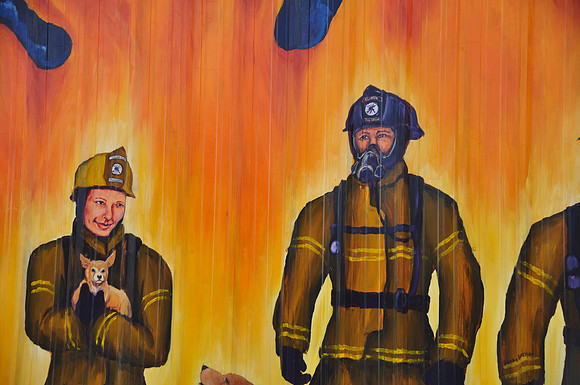 Fire Department Mural 0001f