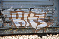 Train Graffiti - Austin Texas - 10-23-11