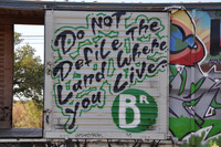 Train Graffiti - Austin Texas - 10-23-11