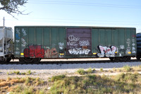 Train Graffiti - Austin Texas - 10-23-11