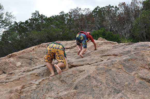 Jumping at Devil's Waterhole 0013