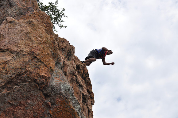 Jumping at Devil's Waterhole 0050