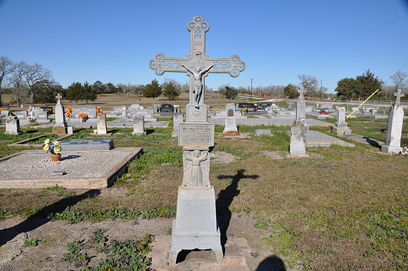 Metal Cross - 1911 - Burleson County 0001a
