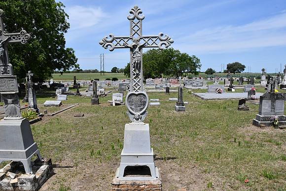 Metal Cross - 1910 - Lavaca County 0001a