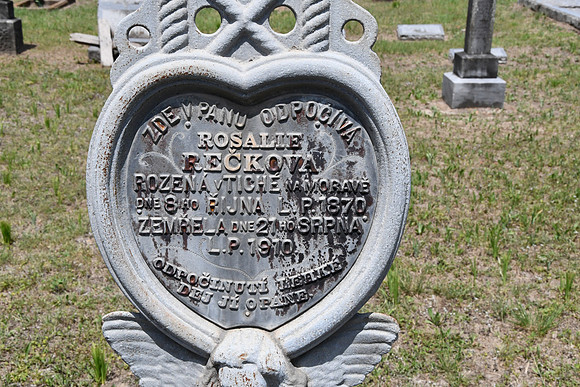 Metal Cross - 1910 - Lavaca County 0001b