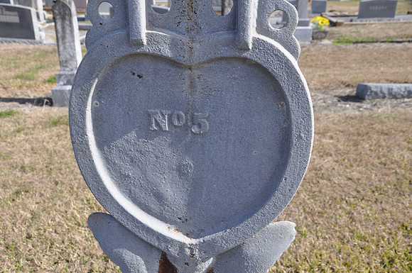 Metal Cross - 1907 - Lavaca County 0001c