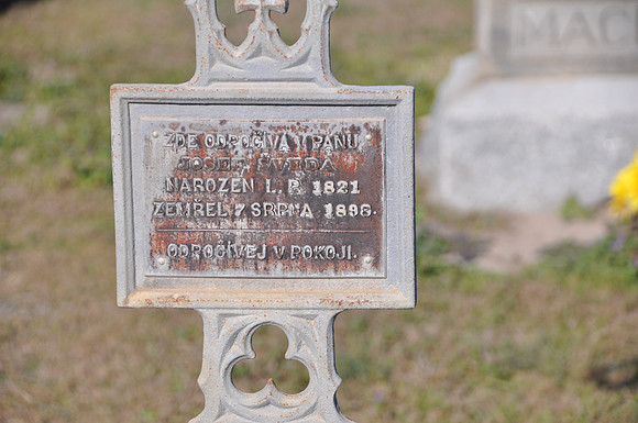Metal Cross - 1898 - Burleson County 0001b