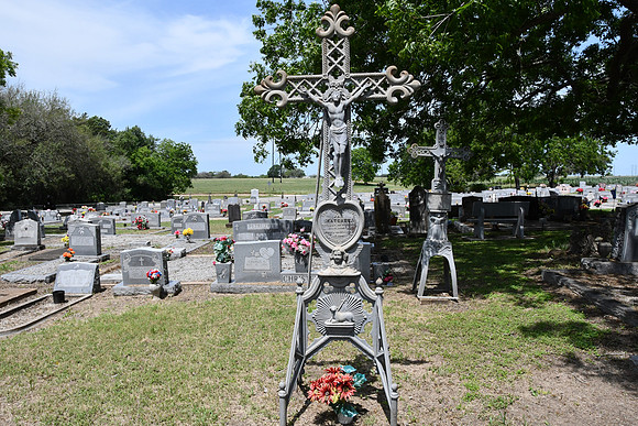 Metal Cross - 1887 - Lavaca County 0001a