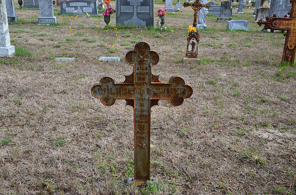 Metal Cross - 1892 - Bexar County 0001