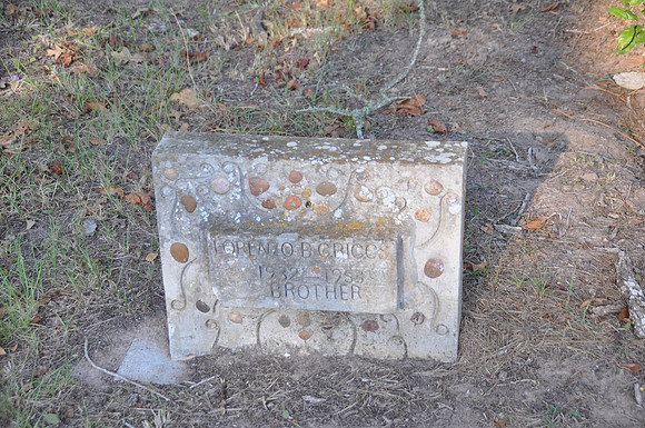 Unusual Gravestone - Burleson County 0001
