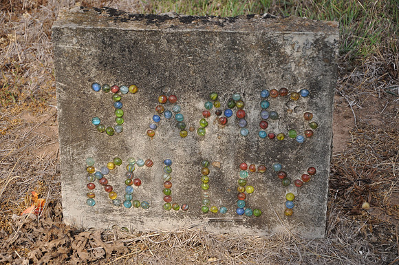 Unusual Gravestone - Bastrop County 0001