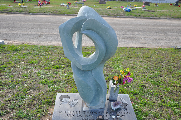 Unusual Gravestone - Guadalupe County 0001