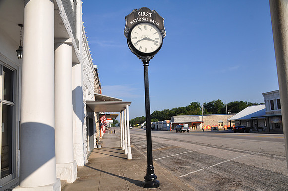 Street Clock - Bosque County 0001a