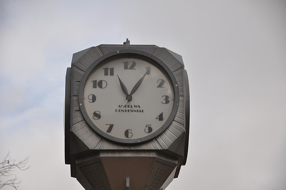 Street Clock - Andrews County 0001b