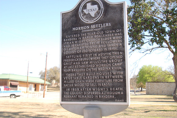 Mormon Settlers in Bandera County
