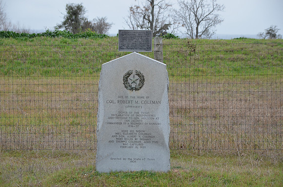 Site of the Home of Col. Robert M. Coleman