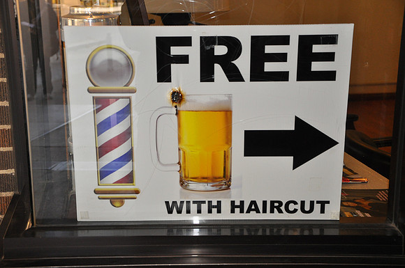 Free Beer With Haircut
