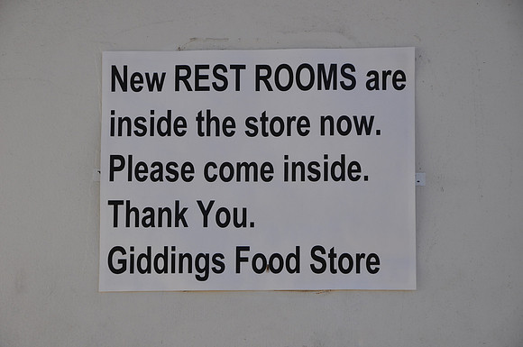 Inside Restrooms