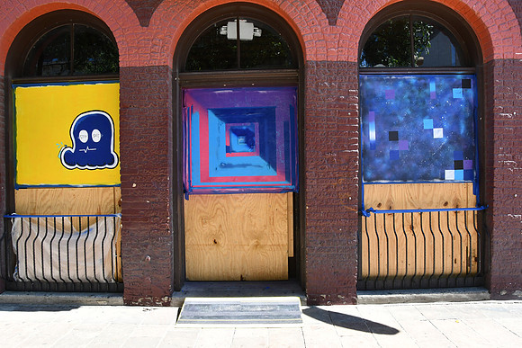 Sixth Street Pandemic Close Down 0024
