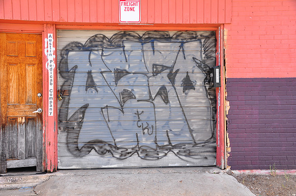 Garage Door Graffiti 0001