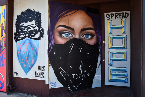 Sixth Street Pandemic Close Down 0049