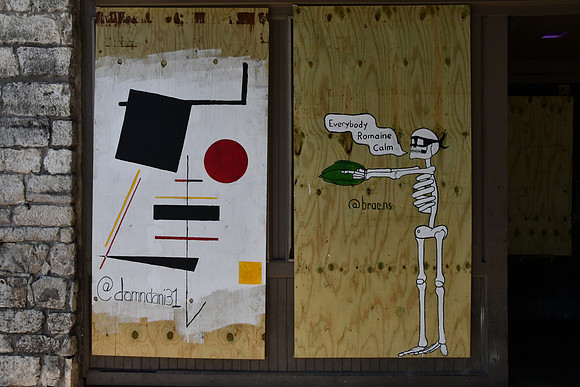 Sixth Street Pandemic Close Down 0037
