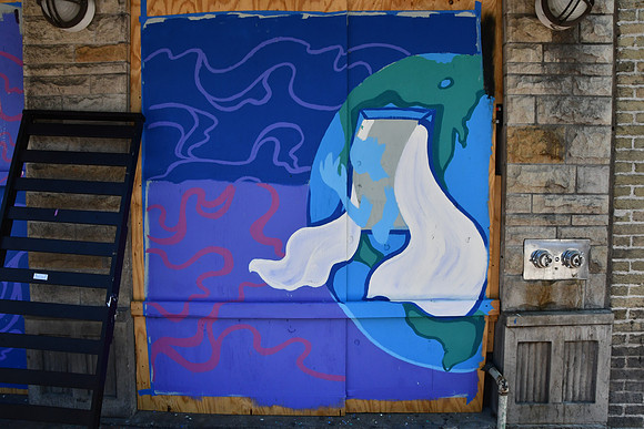 Sixth Street Pandemic Close Down 0014