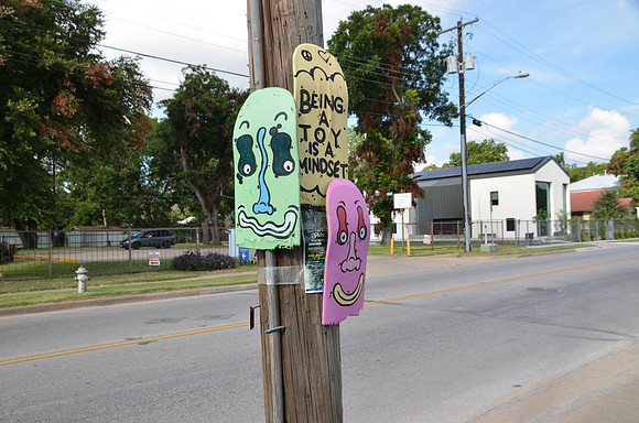 Skateboards On A Utility Pole 0001a