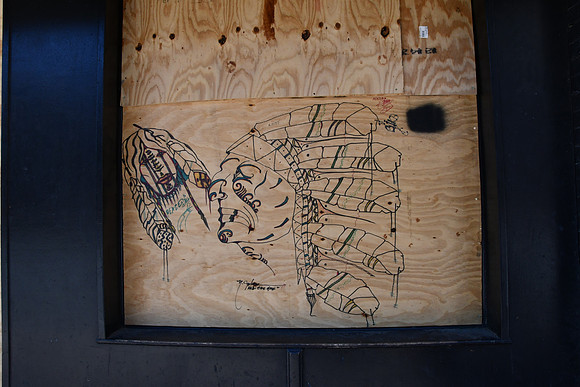 Sixth Street Pandemic Close Down 0029