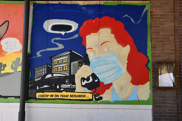 Sixth Street Pandemic Close Down 0032