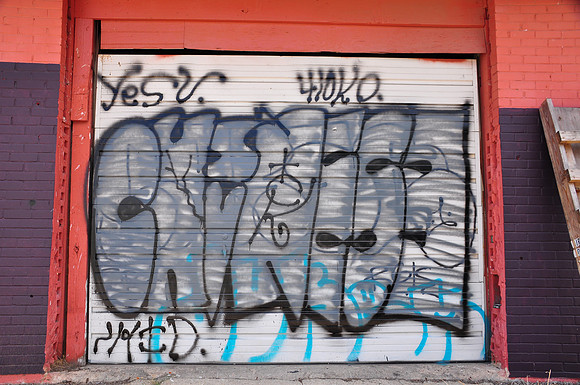 Garage Door Graffiti 0002